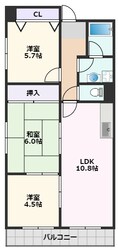 ルミエール南摂津の物件間取画像